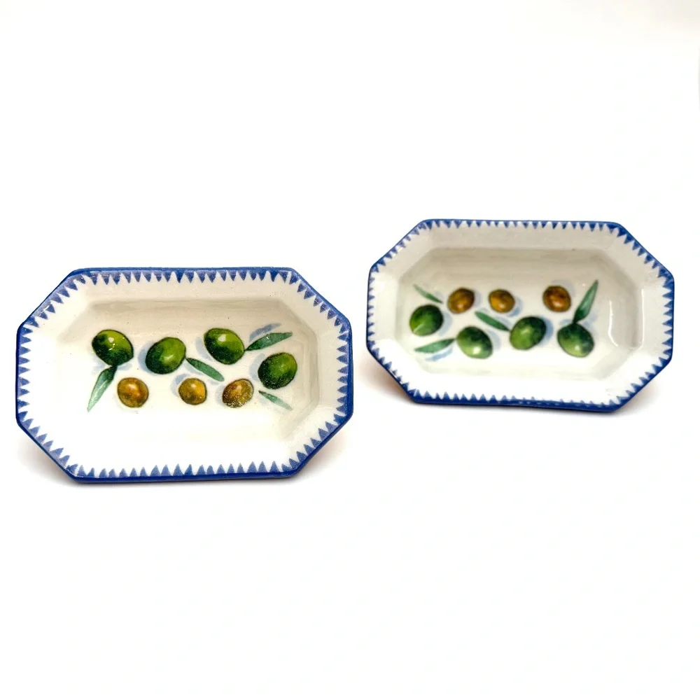 Sardinia Olive Side/Tapas Dishes Pair- Williams Sonoma